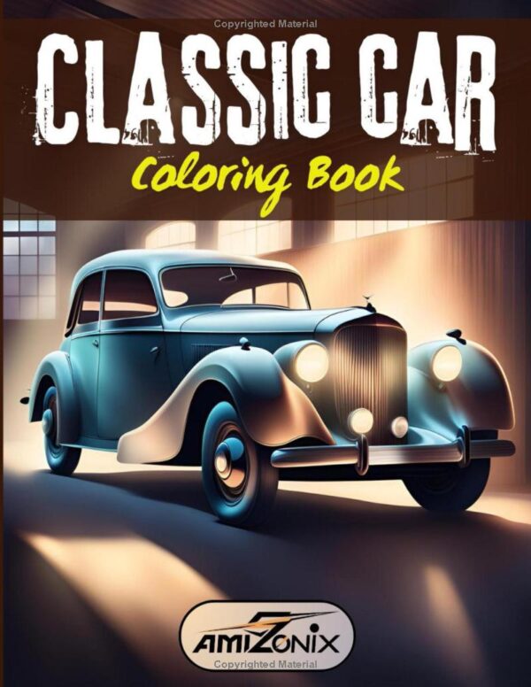 Classic Car Coloring Book