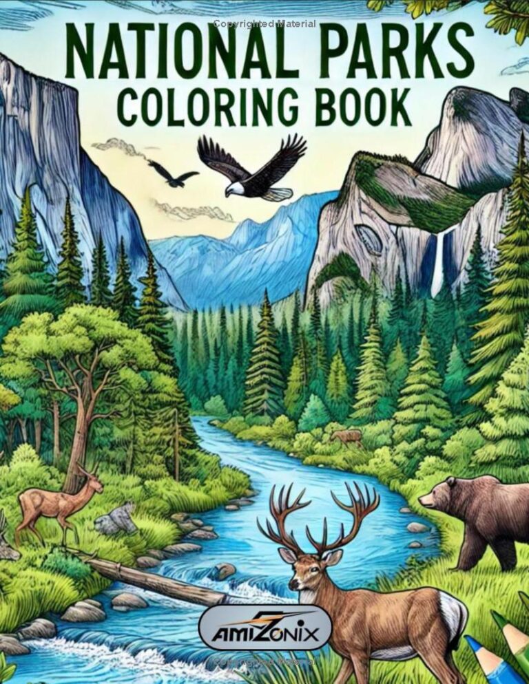 National Parks Coloring Book