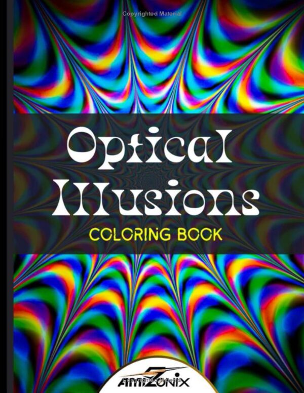 Optical Illusions Coloring Book