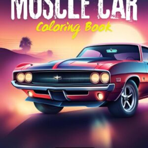 muscle carS coloring book