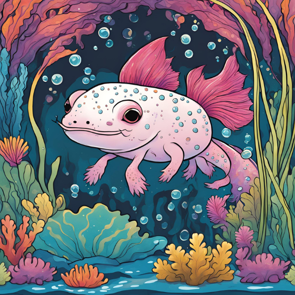 Axolotl Colouring