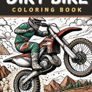 Dirt Bike Coloring Book