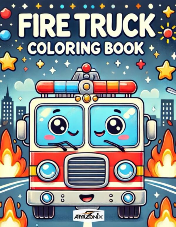 Fire Truck Coloring Book