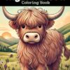 Highland Cow Coloring Book