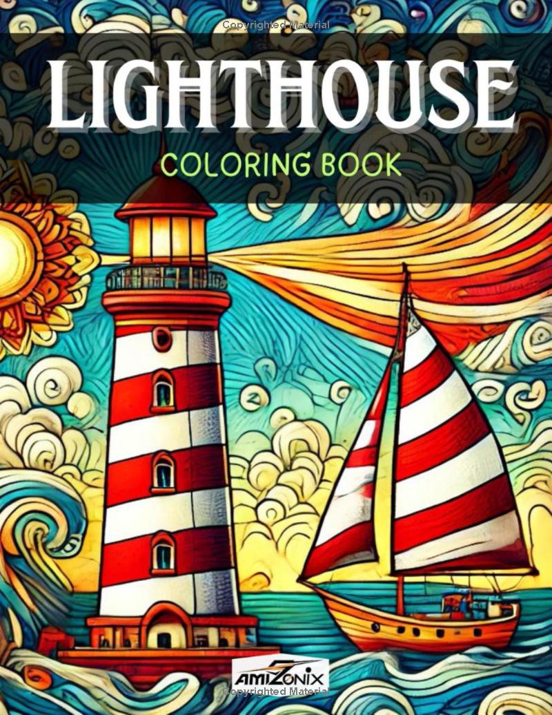 Lighthouse Coloring Book