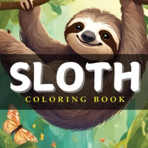 Sloth Coloring Book