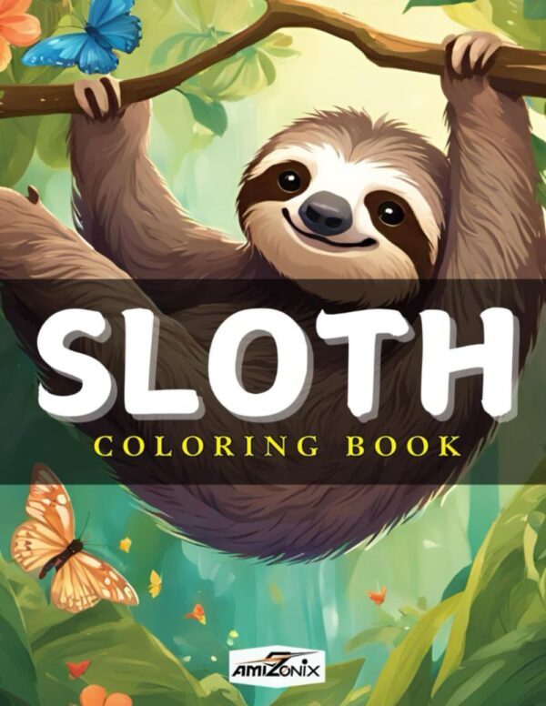 Sloth Coloring Book