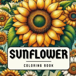 Sunflower Coloring Book