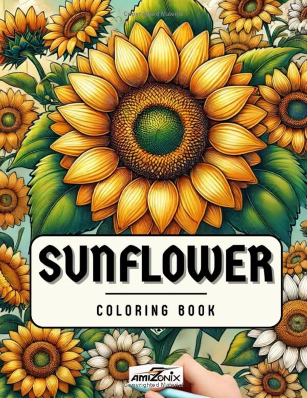 Sunflower Coloring Book