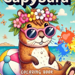 Capybara Coloring Book